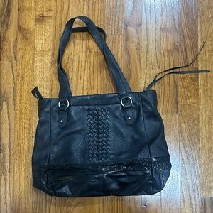 Elliot Lucca Elegant Black Tote Bag